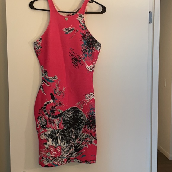 Pink Racerback Dress by Guess - Picture 4 of 5